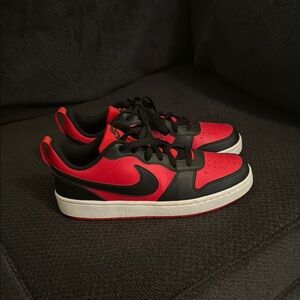 Nike Red and Black Sneakers